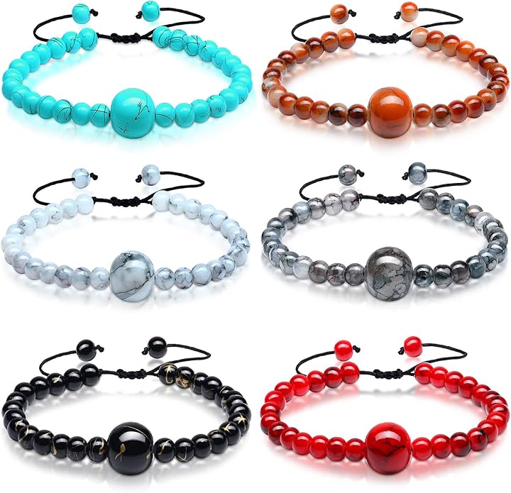Sureio 6 Pcs Motion Sickness Bands Bracelet Anti Nausea Adjustable Wristband by Sureio