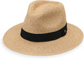 Wallaroo Hat Company Women’s Petite Palm Beach Fedora – UPF 50+ UV Protection by WallarooHatCompany