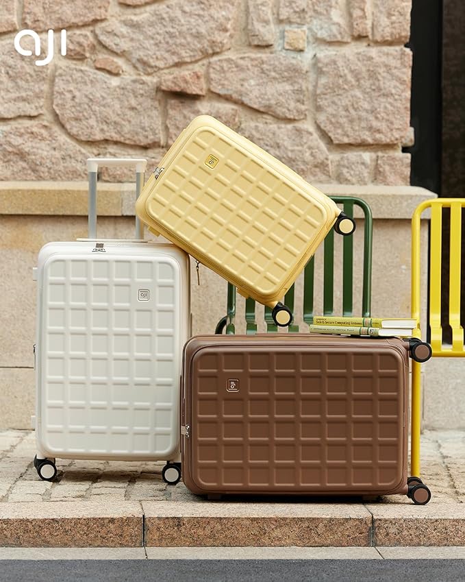 aji Expandable Top Opening Luggage Sets 2 Piece - Image 12