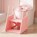 Toddler Potty Training Toilet Seat Featuring Soft Padded Attachment- by Unknown