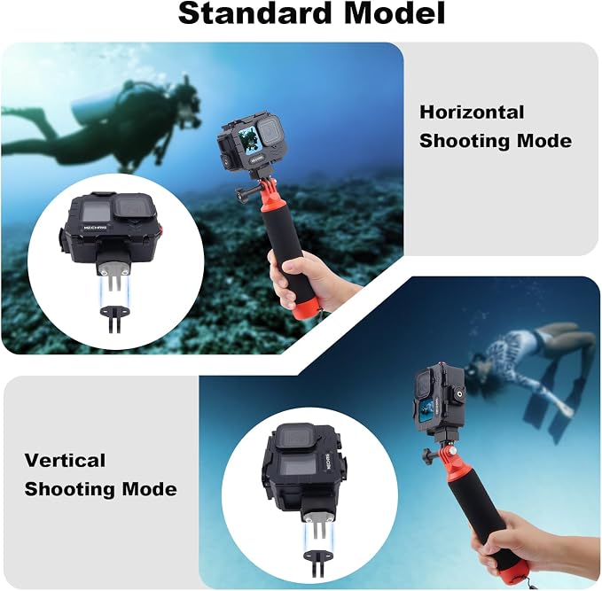 Aluminum Waterproof Case for GoPro HERO13 Black HERO12 HERO11 HERO10 HERO9 - Image 9