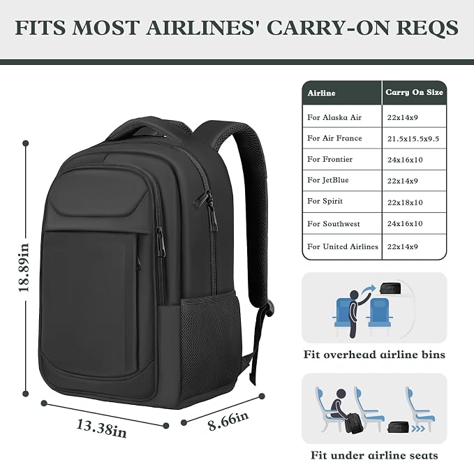 Laptop Backpack, Travel Backpack - Image 2
