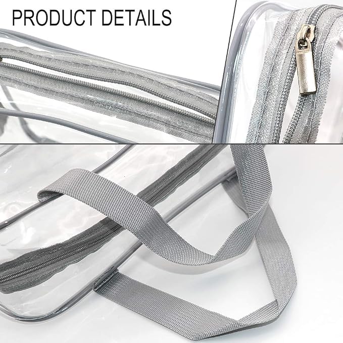 APREUTY Clear Makeup Bags, TSA Approved 6Pcs Cosmetic Makeup Bags Set Clear PVC - Image 8