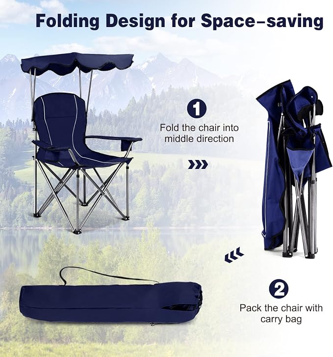 S AFSTAR Safstar Folding Camping Chair - Image 5