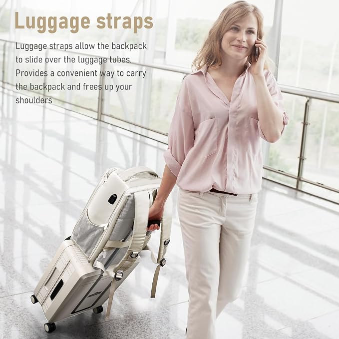 Travel Backpack, Business Anti Theft Slim Sturdy Laptops Backpack - Image 6