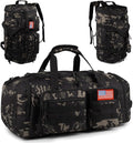 Tactical Gym Bag for Men，50L Large 3 in 1 Sports Duffle Bag by ATRIPACK