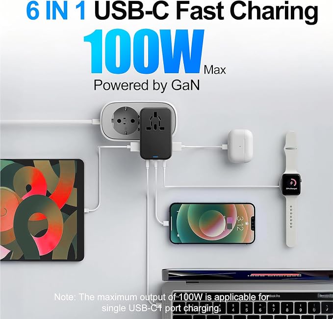 JMFONE Universal Travel Adapter - Image 2
