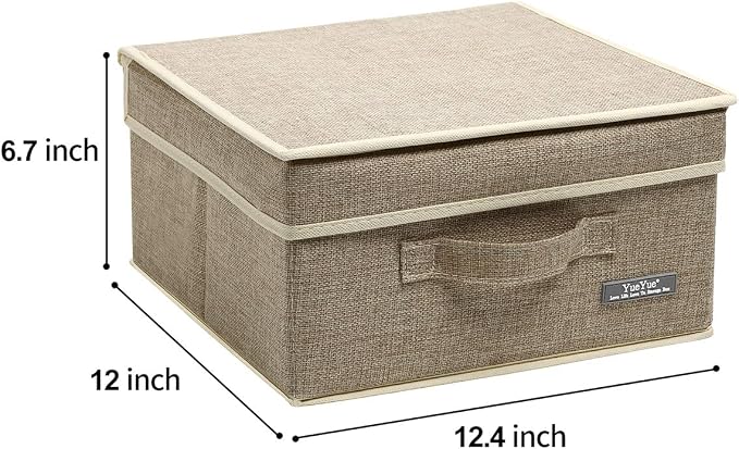 YueYue Small 4 Pack Fabric Stroage Box - Image 4