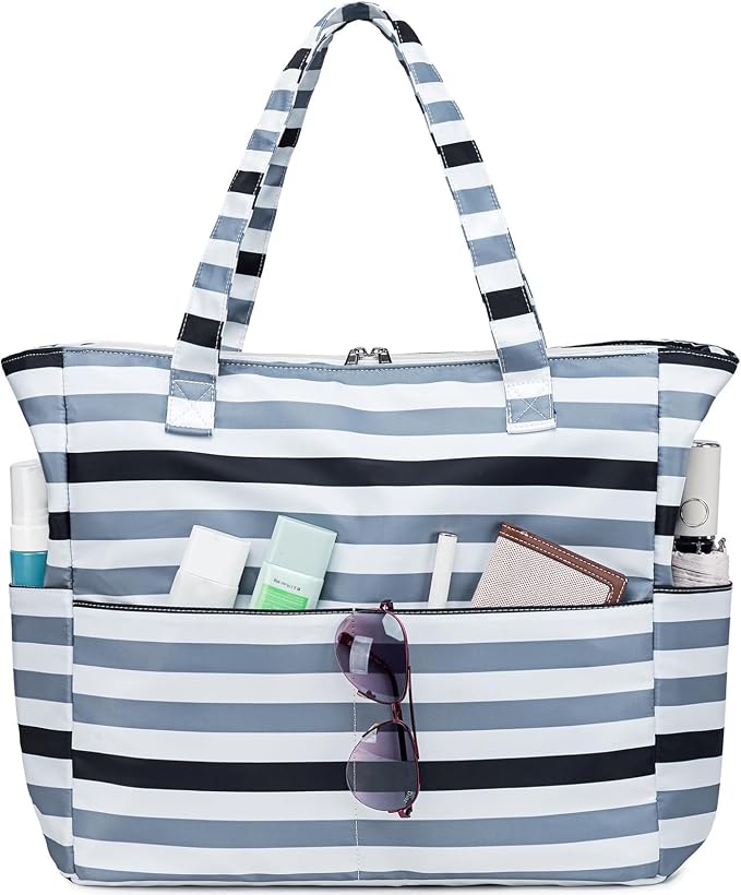 LEDAOU Beach Bag Waterproof Sandproof Women Tote Bag Pool Bag by LEDAOU
