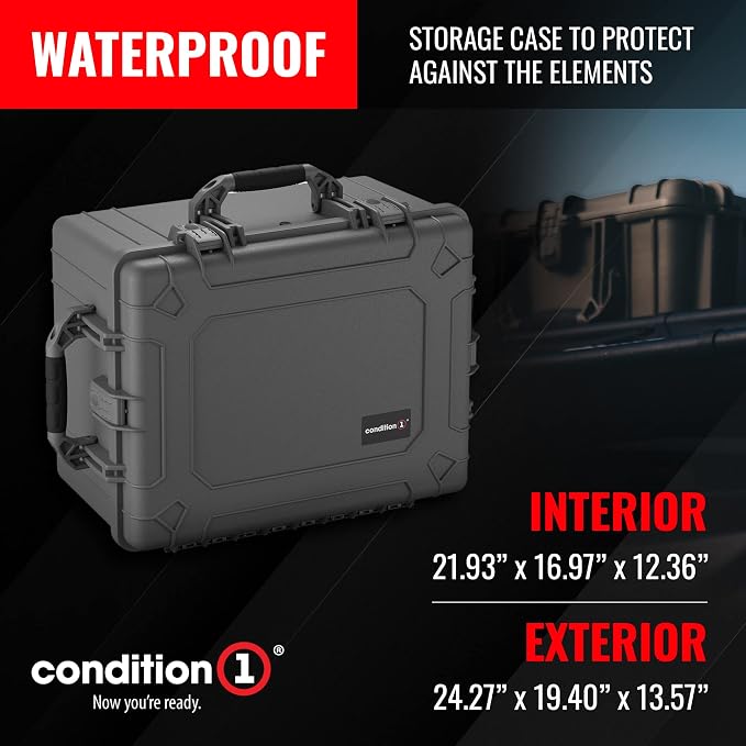 Condition 1 25" Large Heavy-Duty Protective Waterproof Hard Case Model 024 - Image 2