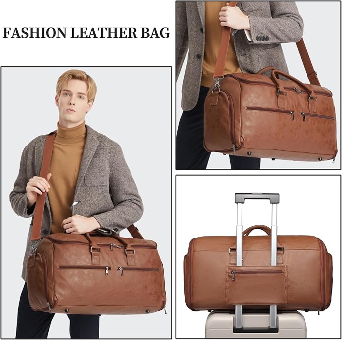 Carry On Garment Bag for Travel, Convertible Travel Garment Bag for Men Women - Image 6