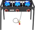 Vivicreate 3 Burner High pressure Propane Stove, 28 Inch Tall Camping Stove by Vivicreate