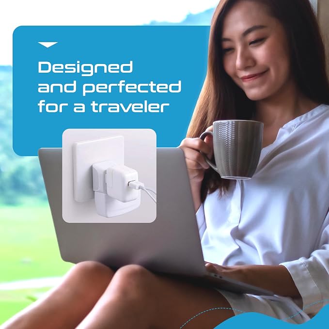 Ceptics UK Travel Plug Adapter, 2 in 1 Type G Adapter, US to UK Adapter - Image 6