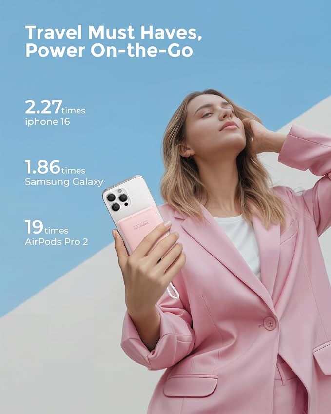 VEEKTOMX Small Portable Charger, Mini Power Bank 10000mAh, PD 22.5W Fast - Image 5