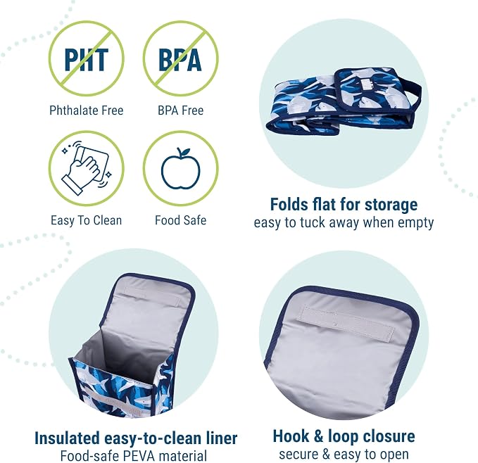 Wildkin Kids Insulated Lunch Bag – Reusable, School & Travel - Image 4