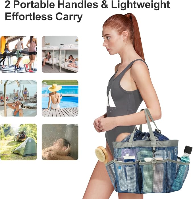 F-color Mesh Shower Caddy Portable - Image 6