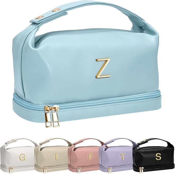 College Girl Gift Ideas, Personalized Makeup Bag by Vogewood