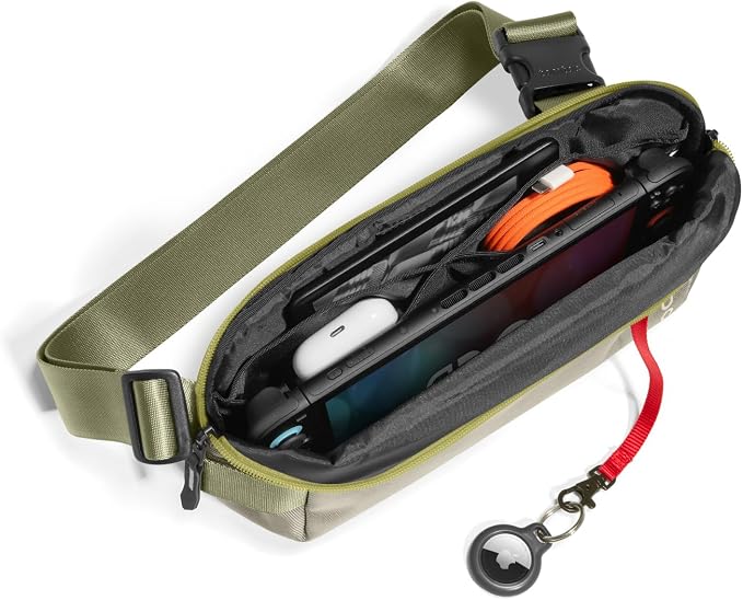 tomtoc Compact EDC Sling Bag, Minimalist Chest Shoulder Backpack Crossbody Bag - Image 3