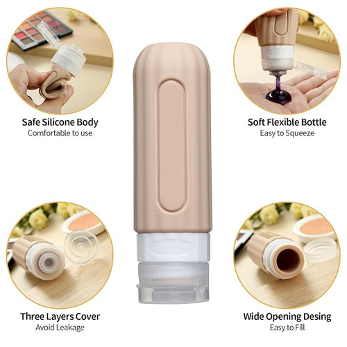 16 Pack Travel Bottles Set for Toiletries, Leakproof Travel Containers for - Image 2