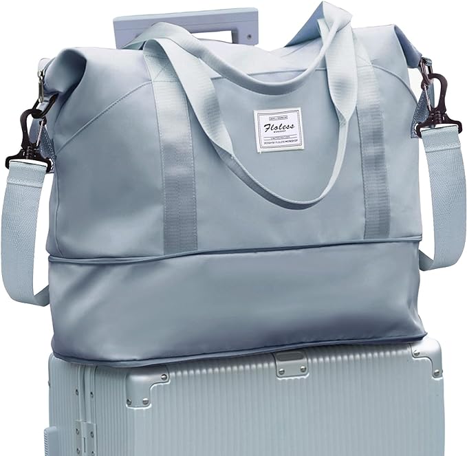 Travel Duffel Bag, Sports Tote Gym Bag, Shoulder Weekender Overnight Bag by WONHOX