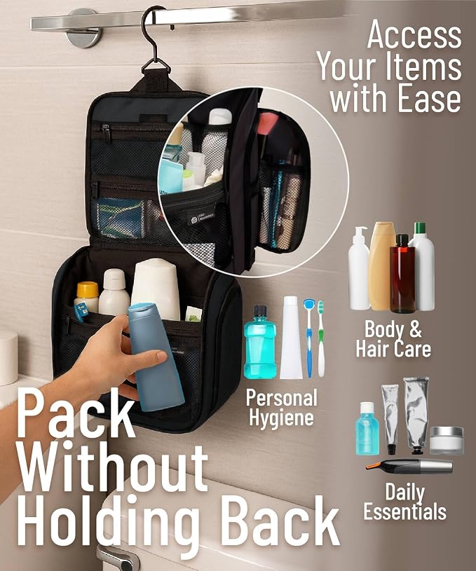 DD D&D Wanderlust D&D Hanging Travel Toiletry Bag - Image 3