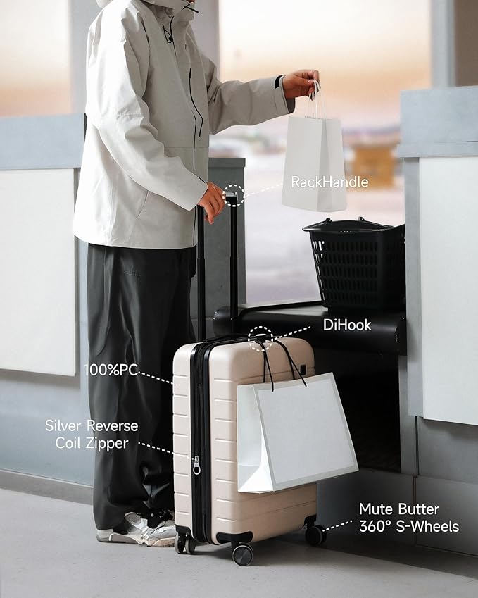 LUGGEX Carry On Luggage HUP3, Accelerate Access - Image 3