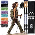100% Carbon Fiber Trekking Poles by USA Brand by HikerHungerOutfitters