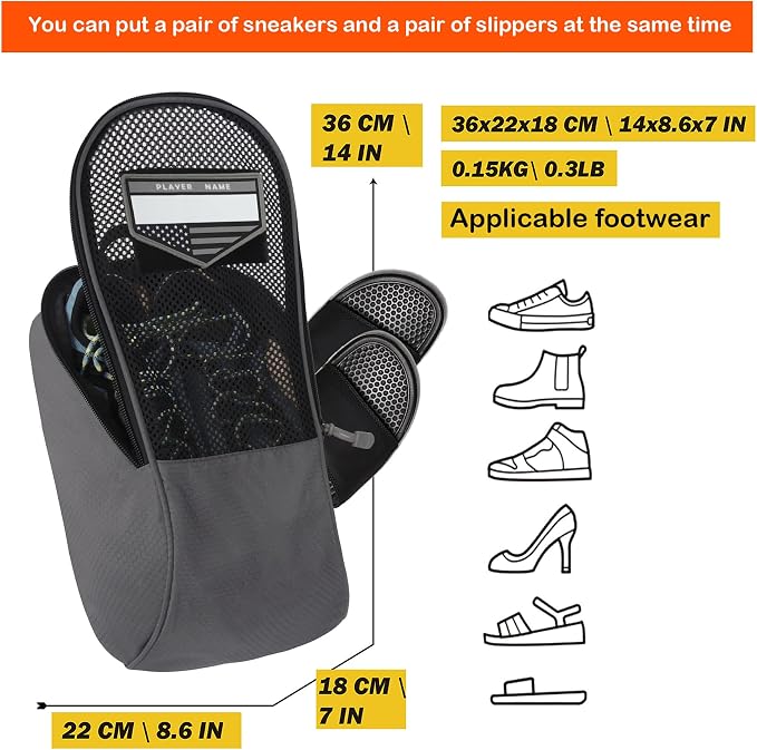Shoe Bag Golf Travel Soccer Gym Sport - Image 3