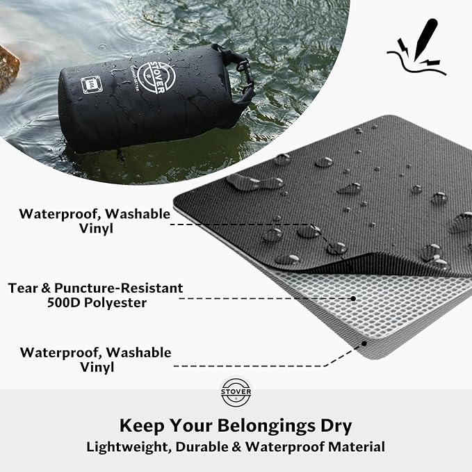 STOVER 5/10/25/30/40/55L Waterproof Backpack- Floating Dry Bag - Image 2