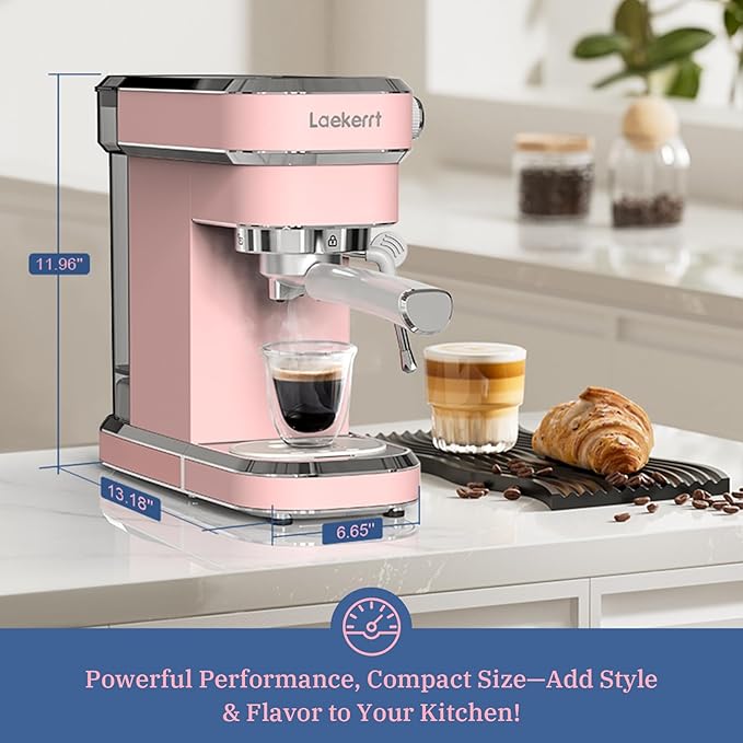 Laekerrt Professional Espresso Machine 20 Bar, Espresso Maker - Image 2