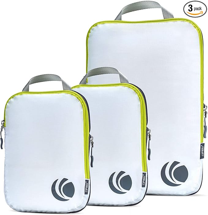 Cipway Compression Packing Cubes Set, Ultralight Expandable Travel Packing by Cipway
