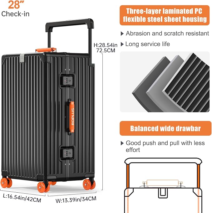 Aluminium Frame Checked- In Luggage - Image 2