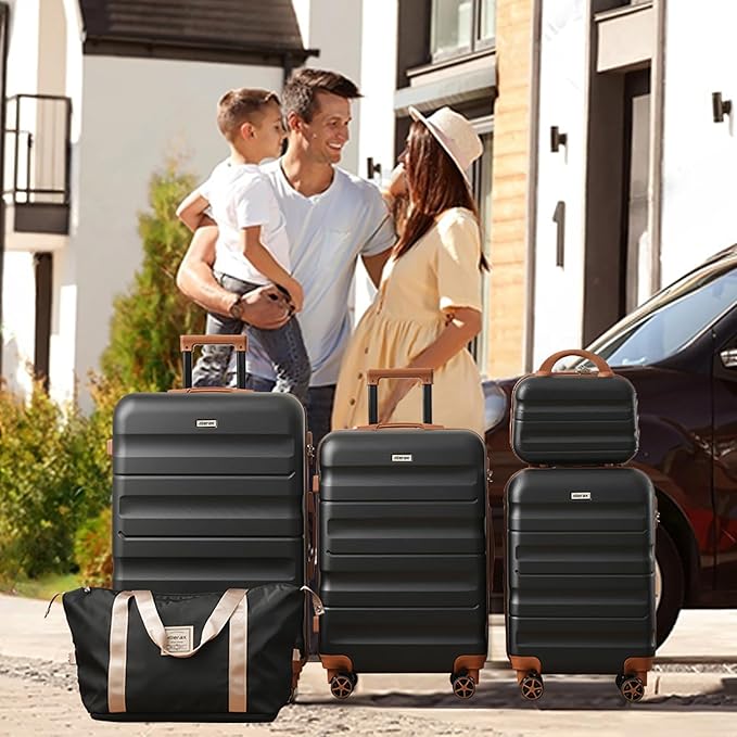 Merax Luggage Set 13 Piece, Hardshell ABS Suitcases - Image 2