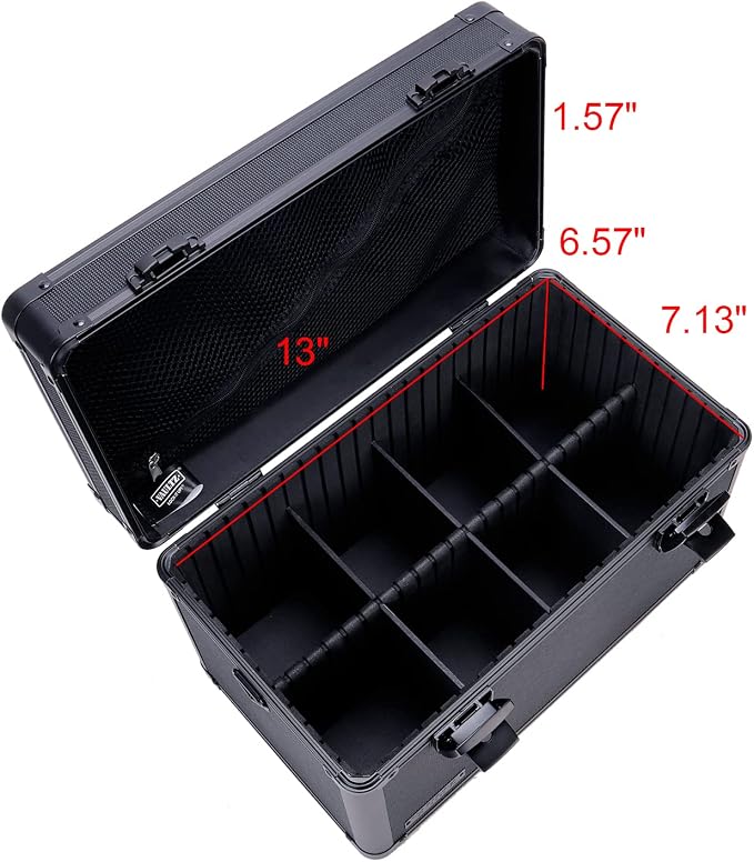 Vaultz Portable Safe Box - 14 L x 9.12 H x 8.5 Inch Large Storage Box - Image 5