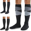 Medical Compression Socks for Women and Men 3 Pairs 20-30 mmHg Knee High by UUSOCKS