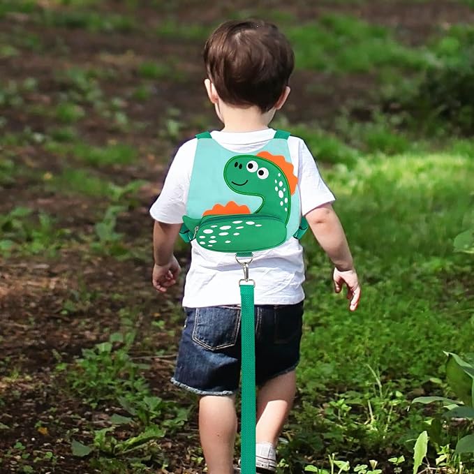 Accmor 3 in 1 Toddler Harness Leash + Baby Anti Lost Wrist Link, Cute Dinosaur - Image 7