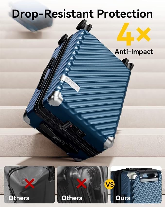 LUGGEX Luggage with Spinner Wheels - Image 4
