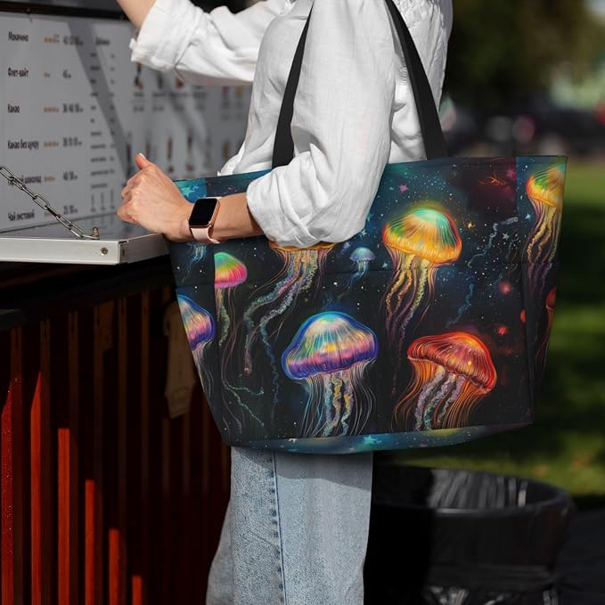 Beach Bag for Women Beach Tote Bag Waterproof Sandproof Large Bags - Image 7