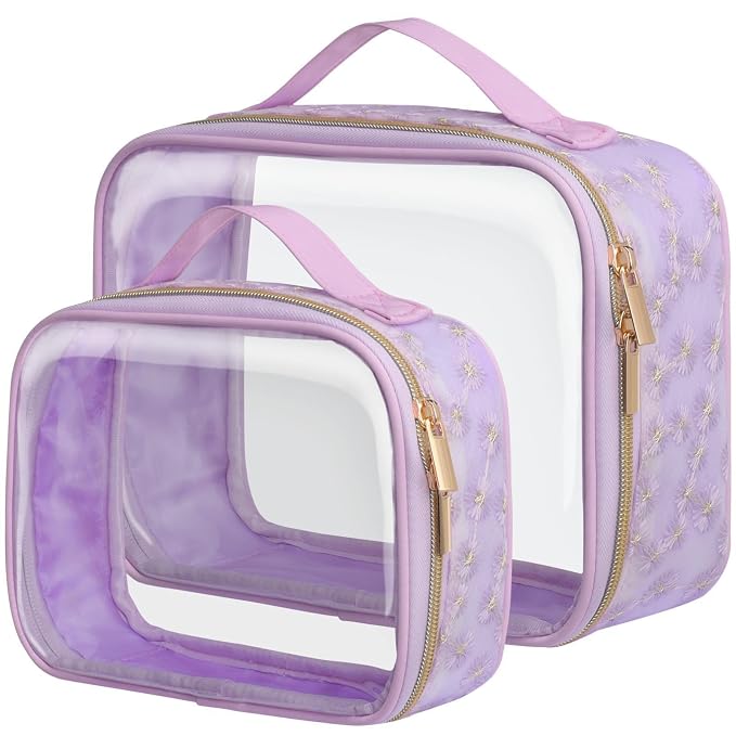 PACKISM Floral Texture Lace TSA Approved Toiletry Bag by Packism