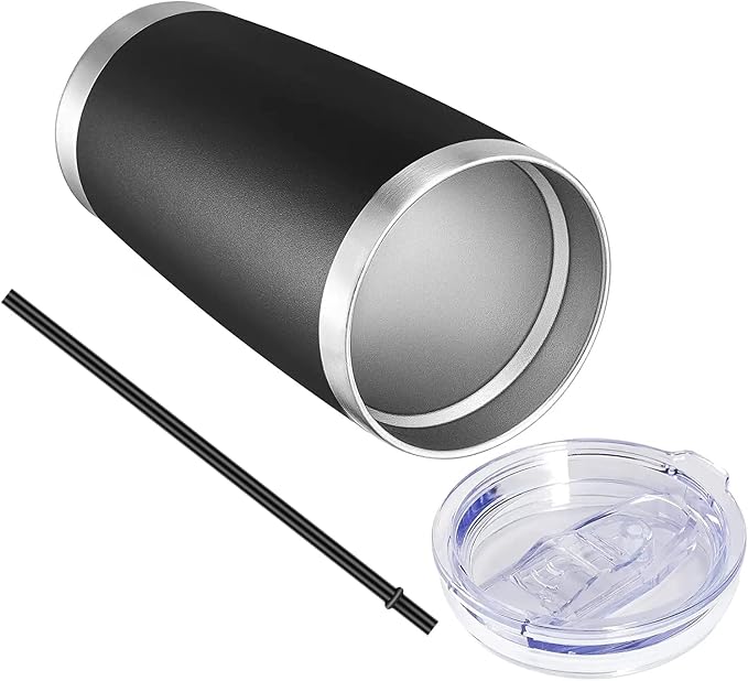 VEGOND 20oz Tumbler with Lid and Straw Stainless Steel Tumbler Cup Bulk Vacuum - Image 7