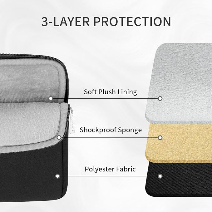 RAINYEAR Laptop Sleeve Case 17 Inch, Protective Portable Case - Image 3