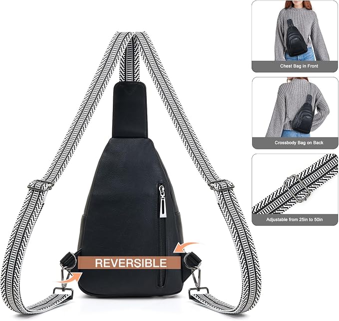 10L Crossbody Sling Bag for Women Men Anti Theft Cross Body Fanny Pack Belt Bag - Image 5