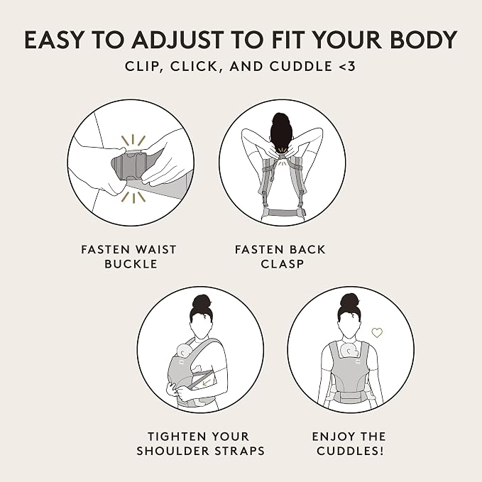 Baby Tula Explore Cotton Baby Carrier 7 – 45 lb, Adjustable Newborn to Toddler - Image 5