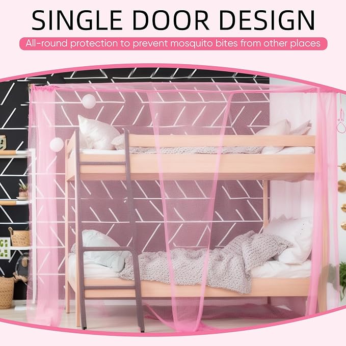 4 Corners Mosquito Net for Mosquiteros para Camas Bed Canopies Netting Bed - Image 4