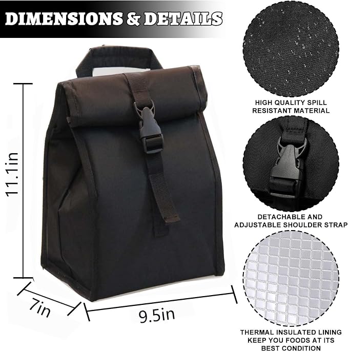 Insulated Foldable Lunch Bag - Image 3