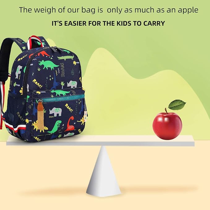 willikiva Cartoon Bus 12 Kindergarten Backpack - Image 6