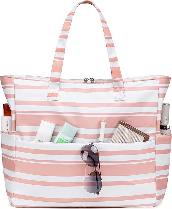 LEDAOU Beach Bag Waterproof Sandproof Women Tote Bag Pool Bag by LEDAOU