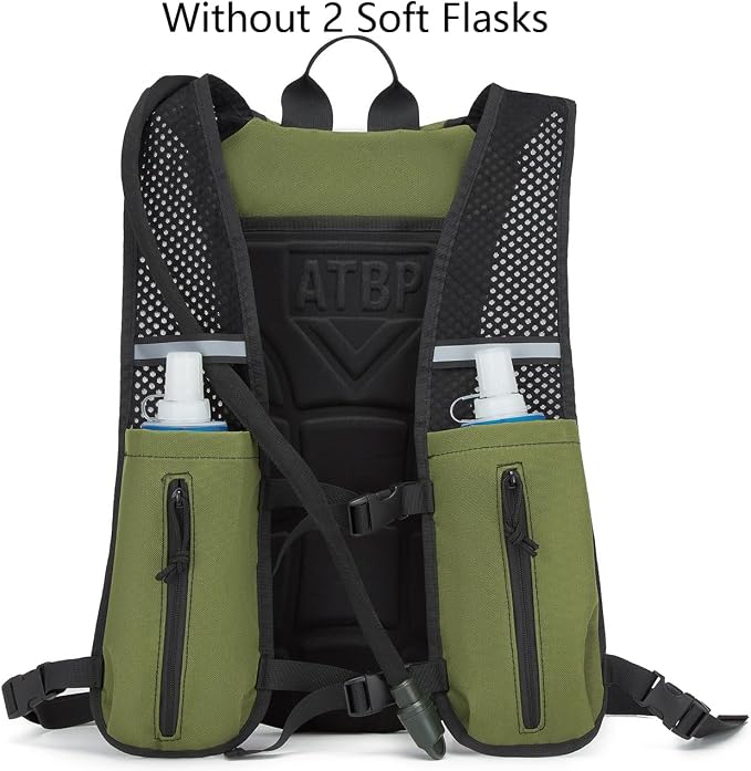 ATBP Running Hydration Vest Pack Tactical 3L Water Bladder Backpack Bag - Image 2