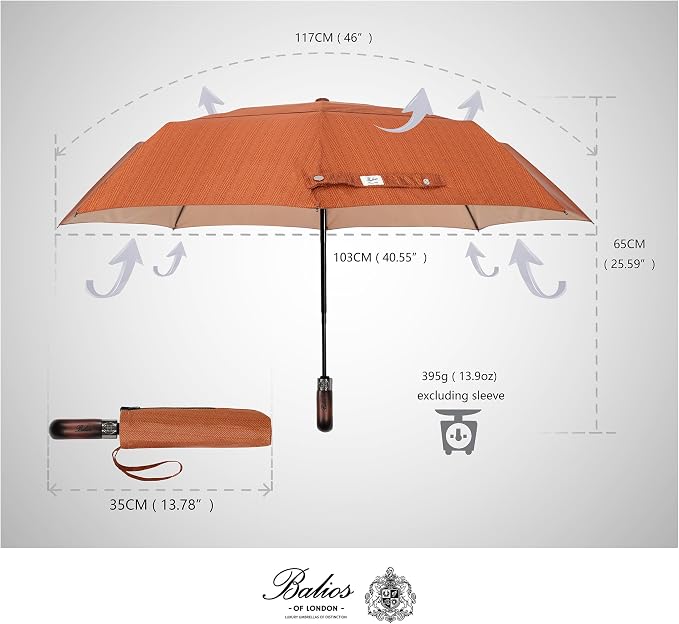 Balios Travel Folding Umbrella - Image 4