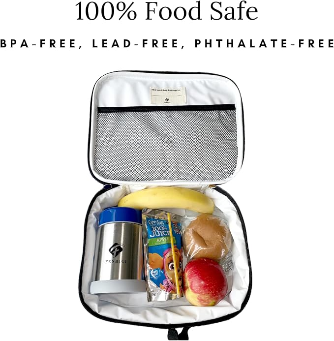 Fenrici Tie Dye Lunch Box for Boys, Kids Insulated Lunch Bag for School - Image 3